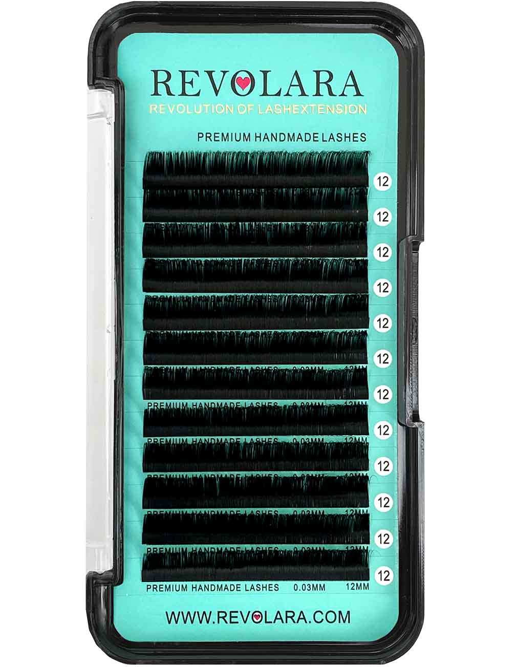 Cashmere Matte Faux Mink Deep Black Individual Lash Extensions【0.05mm 12-lines】CLEARANCE SALE